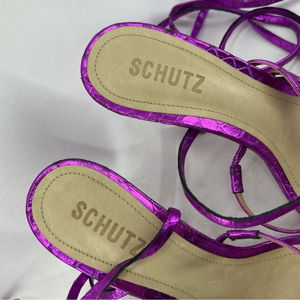 SCHUTZ Lily Fuchasia Heels - Picture 4 of 8